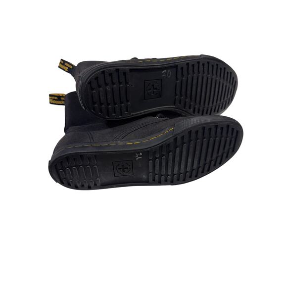 Doc Martin Junior Sheridan Canvas Casual Boots in Black Size 3 - Picture 3 of 10